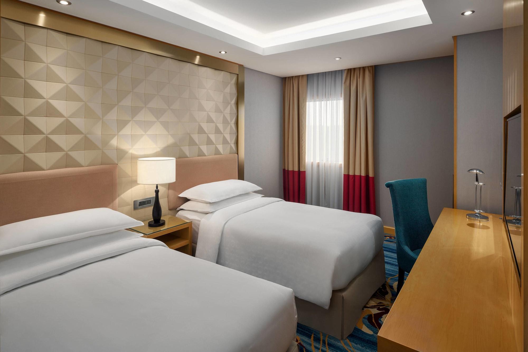 Sheraton Makkah Jabal Al Kaaba Hotel La Meca Exterior foto A guest room at the hotel