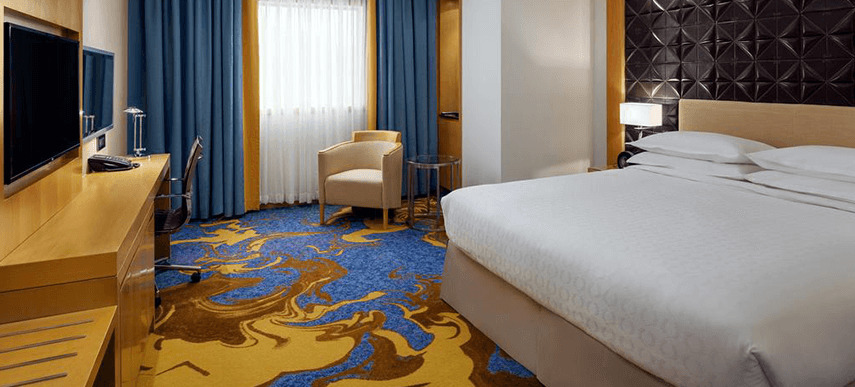 Sheraton Makkah Jabal Al Kaaba Hotel La Meca Exterior foto A room at the hotel